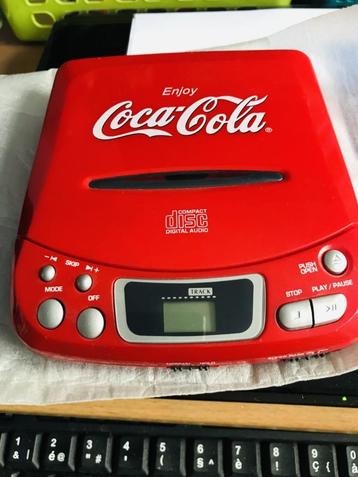Lecteur cd (coca-cola) vintage.
