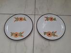 2 assiettes dessert poterie sars la bruyere, Ophalen of Verzenden