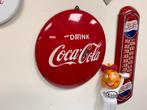 Coca Cola emaille reclamebord, Ophalen of Verzenden, Gebruikt, Reclamebord