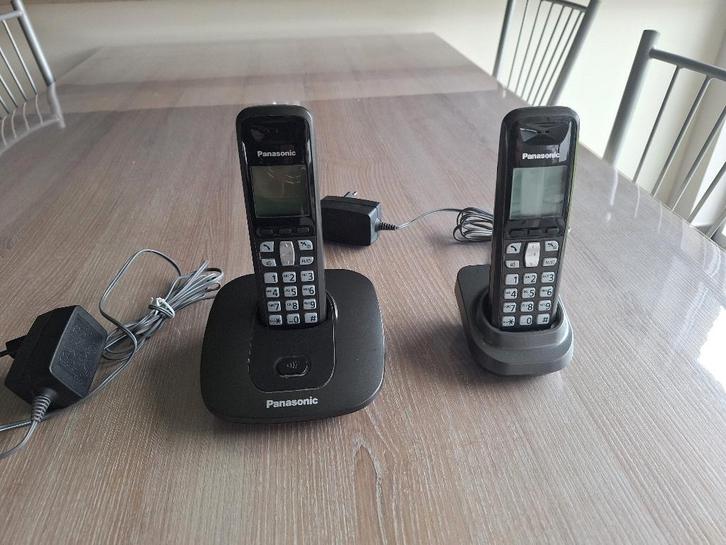 Téléphone portable DECT, Télécoms, Téléphones fixes | Combinés & sans fil, Utilisé, 2 combinés, Enlèvement
