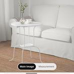 Tafeltje - bijzettafel, Ophalen, Gebruikt, Metaal of Aluminium, Rond