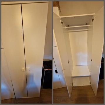 Mooie witte kledingkast – in goede staat | €50 beschikbaar voor biedingen