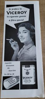Oude reclameprent: Viceroy Cigarettes (1952), Verzamelen, Ophalen of Verzenden, Gebruikt, Overige typen