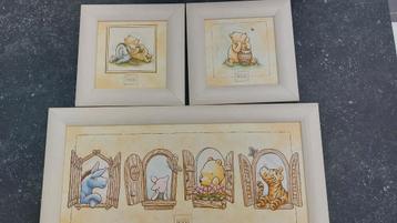 3 nieuwe kaders Winnie the Poeh beschikbaar voor biedingen