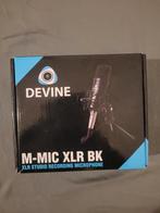 Devine mic XLR BK beginners studio micro, Comme neuf, Enlèvement ou Envoi