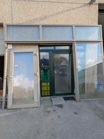 Groot aluminium kader met dubbel glas – 4 m  x 3,2 m hoog, Doe-het-zelf en Bouw, Raamkozijnen en Schuifdeuren, Ophalen, Zo goed als nieuw