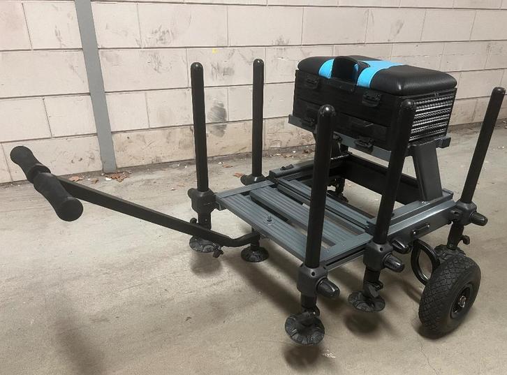 Elite viskist d36 + transportsysteem, Watersport en Boten, Hengelsport | Witvissen, Gebruikt, Complete set, Ophalen of Verzenden