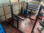 Multi squat rack (+fitness bank), Sport en Fitness, Ophalen