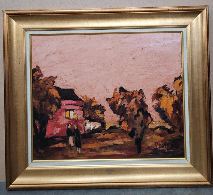 Paul PERMEKE, Het gesprek, Antiquités & Art, Art | Peinture | Classique, Enlèvement ou Envoi