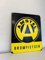 Amstel bromfietsen emaille bord, Verzamelen, Ophalen of Verzenden, Gebruikt, Reclamebord