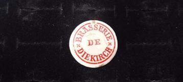 Brasserie bière ancien bouche en porcelaine Diekirch #1, Enlèvement ou Envoi, Utilisé, Autres types, Autres marques