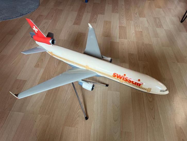 Modelvliegtuig - Swissair, Hobby en Vrije tijd, Modelbouw | Vliegtuigen en Helikopters, Gebruikt, Vliegtuig, 1:72 tot 1:144, Overige merken