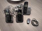 Vaste Telefonie 3 Draagbare Toestellen Philips CD155, Télécoms, Téléphones fixes | Combinés & sans fil, Enlèvement ou Envoi, Utilisé