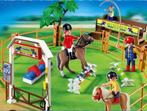 Playmobil paarden wei met hindernissen, Kinderen en Baby's, Complete set, Gebruikt, Ophalen
