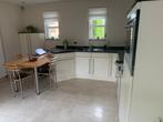 Aanbouwkeuken Beige (Vanille) met RVS handgrepen, Ophalen, Gebruikt, Overige kleuren, Hoekkeuken