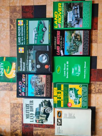 Handboeken Landrover Series en Defender beschikbaar voor biedingen