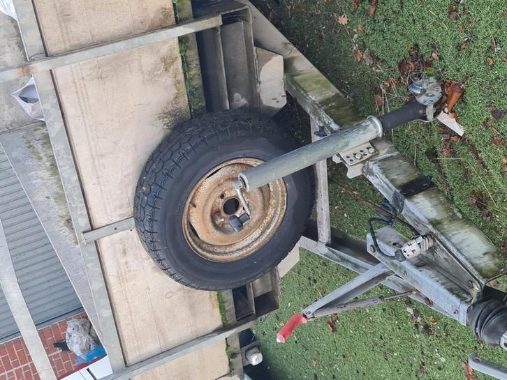 Oerdegelijke remork dubbelasser, Auto diversen, Aanhangwagen-onderdelen, Zo goed als nieuw, Ophalen