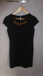 Zwarte jurk met cardigan L&L 38, Noir, Taille 38/40 (M), Porté, Enlèvement ou Envoi