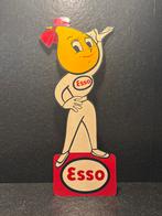Pin up originale tole esso reclamebord top état, Ophalen of Verzenden
