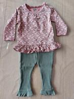 Set bloes+broek Z8 - meisje - kaki/oudroze - maat 68, Enfants & Bébés, Vêtements de bébé | Taille 68, Fille, Ensemble, Enlèvement ou Envoi