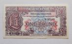 UJ 1948 (na WWII) bankbiljet 1Pond Britse Strijdkrachten VVF, Postzegels en Munten, Verzenden, Overige landen, Los biljet