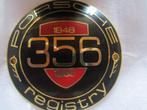 Emaille badge van Porsche 356 Registry., Verzamelen, Ophalen, Nieuw, Auto's