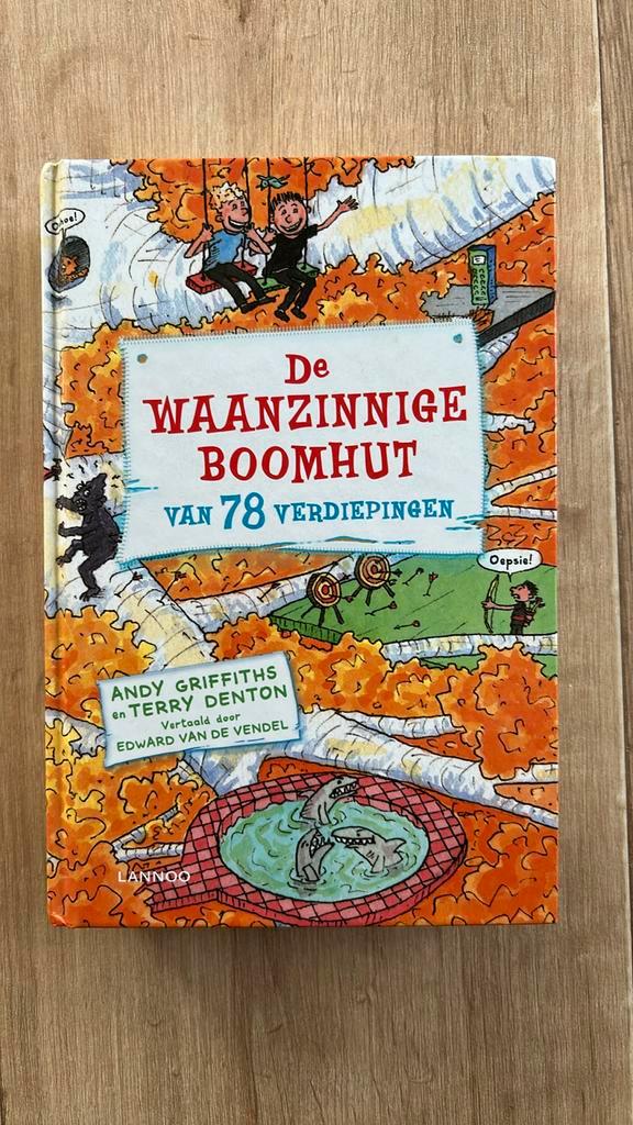 Terry Denton - De waanzinnige boomhut van 78 verdiepingen, Boeken, Kinderboeken | Jeugd | onder 10 jaar, Zo goed als nieuw, Ophalen of Verzenden