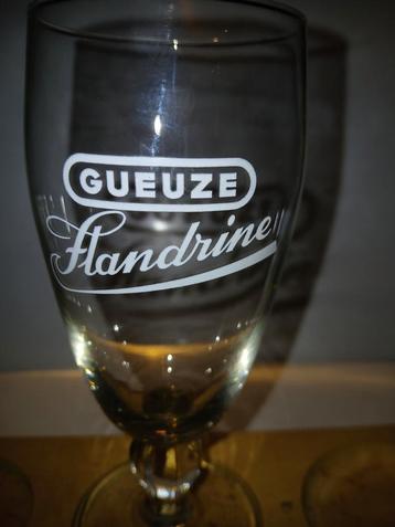 Verre à fladrine Geuze, Louwaege, Enlèvement ou Envoi, Comme neuf, Verre ou Verres, Autres marques