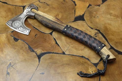 Hache hache viking faite à la main, hache à main Tomahawk ha, Collections, Objets militaires | Général, Enlèvement ou Envoi