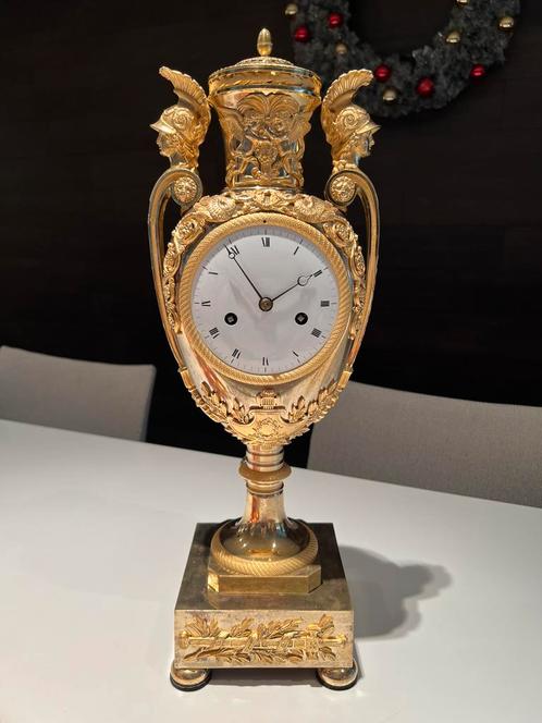 Empire pendule, Antiek en Kunst, Antiek | Klokken, Ophalen of Verzenden