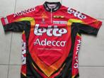 Maillot cycliste original Lotto Adecco Large - xl, Comme neuf, Vêtements, Enlèvement ou Envoi