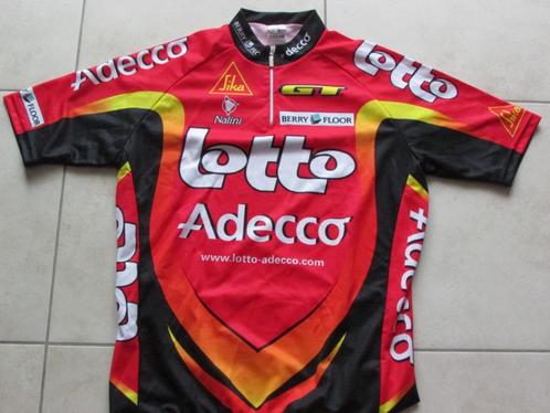 Maillot cycliste original Lotto Adecco Large - xl, Sports & Fitness, Cyclisme, Comme neuf, Vêtements, Enlèvement ou Envoi