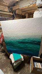 Groot schilderij op Canvas 100  100 cm, Huis en Inrichting, Ophalen, Zo goed als nieuw, Schilderij