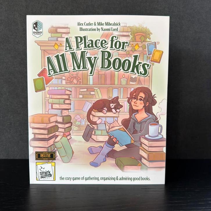 A place for all my books Deluxe Kickstarter, Hobby en Vrije tijd, Gezelschapsspellen | Bordspellen, Zo goed als nieuw, Een of twee spelers