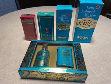 5 flesjes eau de cologne ongeopend + 1 zeep beschikbaar voor biedingen