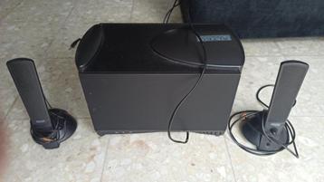 Enceintes 2.1 Altec Lansing ATP3, Autres marques, Moins de 60 watts, Enlèvement, Utilisé