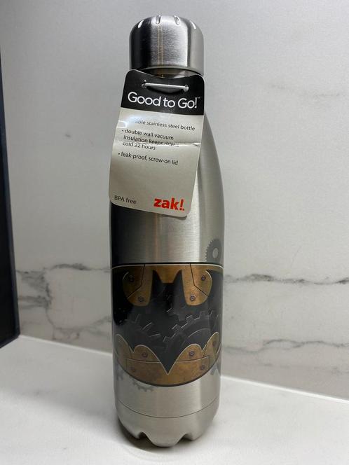 Waterfles Zak DC Comics van roestvrij staal - Batman, Sport en Fitness, Drinkbussen, Nieuw, Ophalen of Verzenden