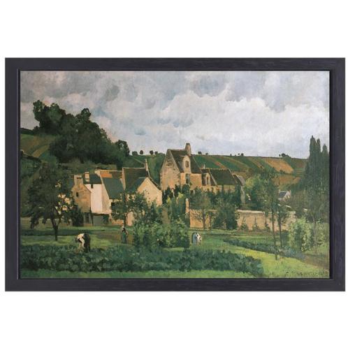 L'Ermitage de Pontoise - Toile Camille Pissarro + glace, Maison & Meubles, Accessoires pour la Maison | Décorations murale, Neuf