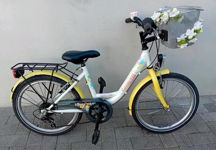 Meisjesfiets BFK Flower Fun 20inch 6speed NWP 374€ 🚴‍♂️, Fietsen en Brommers, Fietsen | Cruisers en Lowriders, Gebruikt, Dames