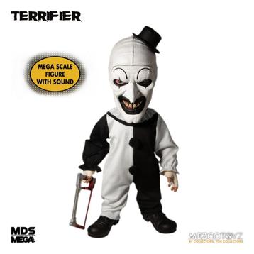 Terrifier MDS Mega Scale Plush Doll Art the Clown with Sound beschikbaar voor biedingen