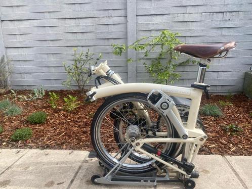 Stijlvolle Brompton, Fietsen en Brommers, Fietsen | Vouwfietsen, Zo goed als nieuw, Brompton, Totaal opvouwbaar, Versnellingen