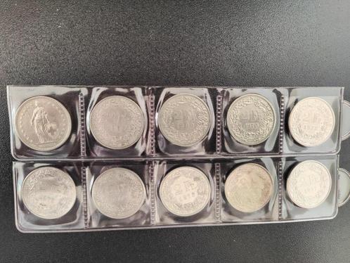 Collection Suisse 2FR 1968-2018 (43 pièces), Timbres & Monnaies, Monnaies | Europe | Monnaies non-euro, Monnaie en vrac, Autres pays