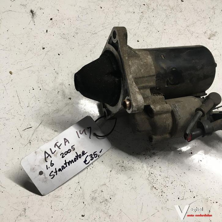 Alfa 147 1.6 2005  Startmotor, Auto-onderdelen, Motor en Toebehoren, Gebruikt, Ophalen of Verzenden