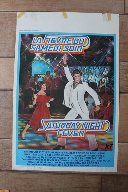 filmaffiche Saturday Night Fever John Travolta filmposter, Collections, Posters & Affiches, Comme neuf, Cinéma et TV, A1 jusqu'à A3