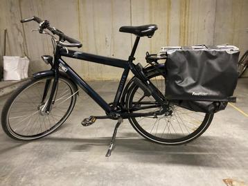 Lifestyle Stadsfiets Sparta-Leopard 7- Carbon Black 705, Fietsen en Brommers, Ophalen, Gebruikt, Sparta, Versnellingen