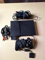 PlayStation 2, Met 1 controller, Gebruikt, Met geheugenkaart, Zwart