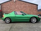 Honda CRX delsol 1.6VTI "OLDTIMER" Samba groen/160pk/1993, Auto's, Honda, Voorwielaandrijving, Stof, Zwart, 4 cilinders