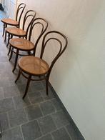 4 vintage THONET STOELEN , Bentwood/Webbing RADOMSKO, Ophalen, Riet of Rotan, Gebruikt, Bruin