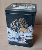 Mooi chinees theeblik. Winter, Ophalen of Verzenden