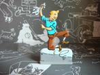 Figurine Tintin en métal relief : Le temple du soleil, Verzamelen, Stripfiguren, Zo goed als nieuw, Beeldje of Figuurtje, Ophalen